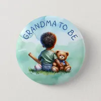 Grandma to be | Baby Shower  Button
