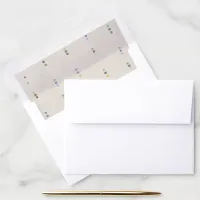 Rustic Earth Tone Dots and Spots Envelope Liner