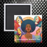 Diverse International Women's Day  Magnet