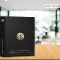 Logo Business Corporate Company Mini Binder