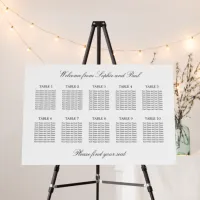 Seating Charts with 10 Tables