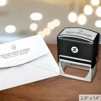 Legal Justice Scale Logo Self-Inking Stamp