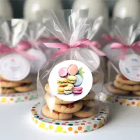 Vintage Watercolor Macaron Classic Round Sticker