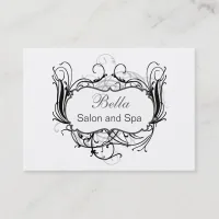 black and white Chic Business Cards