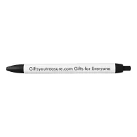 Custom Black Name Quote Company Slogan Photo Art Pen