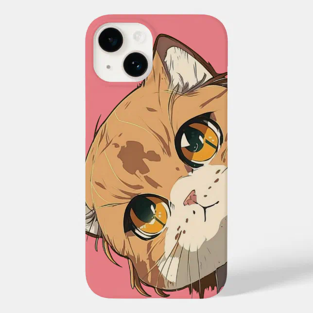 Anime Cat Face Case-Mate iPhone 14 Case