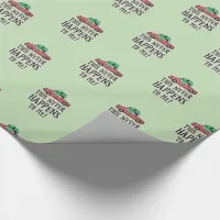 Funny Big Christmas Present Wrapping Paper