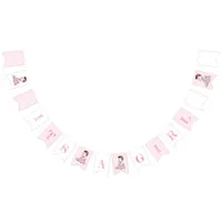 It's a Girl African American Baby Shower Banner