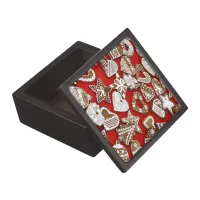 Christmas Gingerbread Cookies Jewelry Box