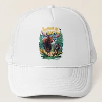 Moose Hunting Trucker Hat