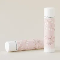 Watercolor Snowdrops Wedding Pink/Copper ID726 Lip Balm