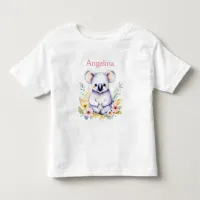 Personalized Baby Koala Bear  Toddler T-shirt