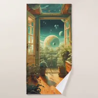 Out of this World - Room with a planetary View Bath Towel Set