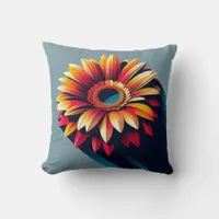 Gerbera Daisy Pillow for Garden-Inspired Comfort