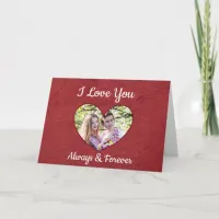 I Love You Happy Valentine's Day Personalized Card