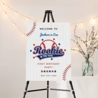 Rookie of the Year Photo Birthday Welcome Sign