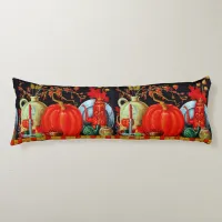 Autumn Festive Antique Painting Pumpkin Decoration Body Pillow