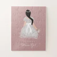 Niece Flower Girl Junior Bridesmaid Sweet Proposal Jigsaw Puzzle