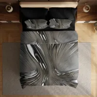 Metal Swirl Duvet Cover