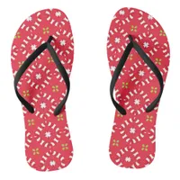 Christmas Holiday Charm Pattern 04 -  Flip Flops