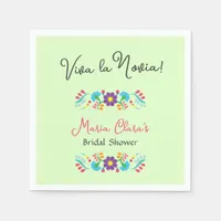 Viva la Novia Mexican Despedida Bash Bridal Shower Napkins