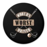 World's Worst Driver WWDa Ceramic Knob