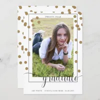 confetti dreams graduation announcement