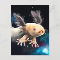 Axolotl in Space Postcard