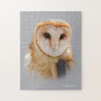 A Serene Barn Owl Jigsaw Puzzle