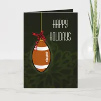 for a football player Christmas Cards