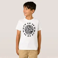 "It Is What It Is" Meme and Swirling Celtic Design T-Shirt