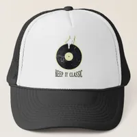 Keep it Classic Vinyl Record Trucker Hat