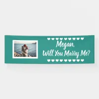 Will you Marry Me Custom Name and Photo Banner