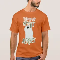 Funny Spirit Jersey Halloween Themed Design T-Shirt