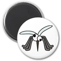 Funny Eyed Cartoon Mosquito Magnet