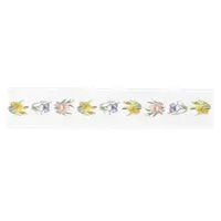 Iris Flower Garden Medium Table Runner