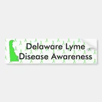 Delaware Lyme Disease Awareness Bumper Sticker