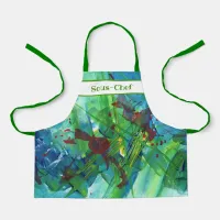 Kid's Apron - Abstract Acrylic Art