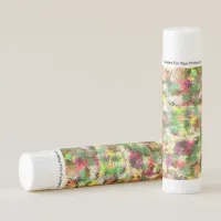 Paint Splatter Autumn Color Leaves Abstract Lip Balm