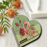 Vintage Fall flowers Notebook