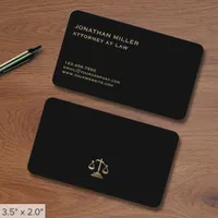 Simple Attorney Legal Services Business Card