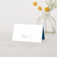 Modern Minimalist Wedding Place Card