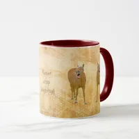 Never stop laughing! Funny horse - painting Mug