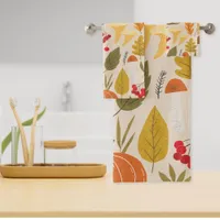 Autumn Fall Bath Towel Set