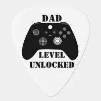 Leveled Up to Dad | Pregnancy Announcement Guitar Pick