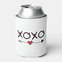 XOXO Valentines Can Cooler