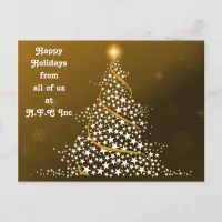 Corporate Christmas Greeting PostCards