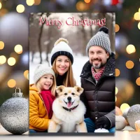 Merry Christmas | Personalized Photo Holiday