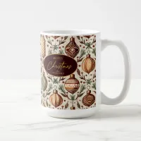 Earth Tones Christmas Pattern#12 ID1009 Coffee Mug