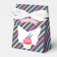 Cupcake Birthday Party Guest Favor Favor Boxes